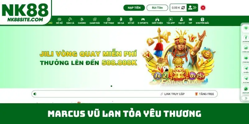 Marcus Vũ lan tỏa yêu thương